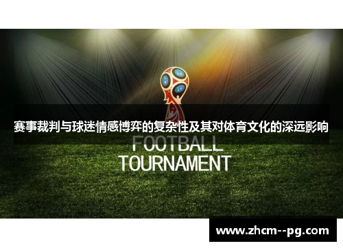 赛事裁判与球迷情感博弈的复杂性及其对体育文化的深远影响